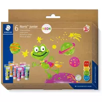 STAEDTLER pirštų dažai NJ Neon 6 vnt. dėžutė (8816F C6)