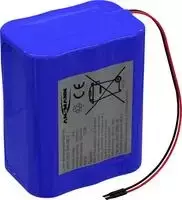 Ansmann 3S2P baterijų blokas 6x 18650 Laidas Li-Ion 10.8V 6700mAh (2447-3050-40)