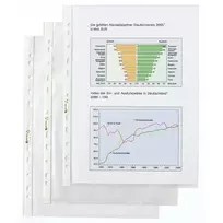 Rexel Pocket – aukščiausios kokybės kišenė, 210 x 297 mm (A4), skaidri, polipropilenas (PP), vertikali, 10 vnt.