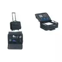 Kelioninis krepšys ant ratukų LIGHTPAK Jüscha 92702 universalus, su priekine kišene, visiems sezonams, juodas