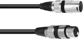 Garsiakalbio kabelis PSSO 2x2,5 mm², XLR jungtys, 5 m, juodas