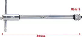KS Tools 331.0675 įtvaras su reversine reketine galvute, 320 mm