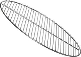 Apvalios nerūdijančio plieno kepimo grotelės virdulio tipo kepsninėms, skersmuo 47 cm, pvz., „weber“ nerūdijančio plieno apvalios: skersmuo 44,5 cm, skirtos 47 cm, nesulankstomos
