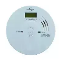 REV CO-200 Baltas LCD anglies monoksido detektorius su AA baterija (0023510112)