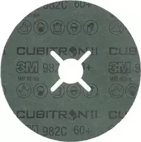 Šlifavimo disko pluoštinis diskas 3M Cubitron II 982C 125x22 mm, grūdėtumas K60+