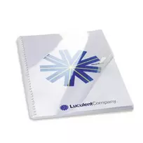GBC Binding Covers HiClear A4 180 Mikronų – skaidrūs PVC viršeliai dokumentams, A4, 100 vnt.