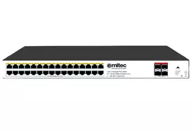 Valdomas tinklo jungiklis ERNITEC ELECTRA-M232-1GB-460W — 36 prievadai, 1Gb/s, 460 W PoE biudžetas