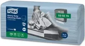 Tork 530279 universali valymo šluostė, 415 x 355 mm, mėlyna, vieno sluoksnio neaustinė, perforuota, labai tvirta