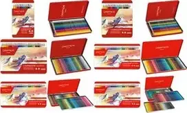 Caran d'Ache Supracolor 3888.420 akvareliniai pieštukai, 120 vnt. metalinėje dėžutėje