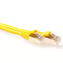 ACT Yellow 1 m SFTP CAT6A patch kabelis su RJ45 jungtimis