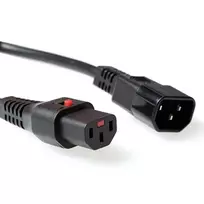 ACT maitinimo laidas su užraktu C13 IEC Lock - C14, 1,5 m, PC1003