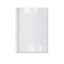 GBC LeatherGrain termoįrišimo viršeliai 1,5 mm balti (100 vnt.), A4, PVC, permatomi, balti, matiniai, 15 lapų, 1,5 mm