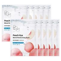 BOM Peach Hya Blend Moisturizing Mask 25gX10 sheets 25gX10EA white