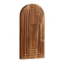 Medinis sieninis vazonas Boho sieninis kabinamas vazonas Sodybos stiliaus sienos meno dekoras prieškambariui koridoriui vonios kambariui svetainei valgomajam siauroms erdvėms 1pc B beige