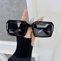 Minimalist Square Designer Sunglasses Women Men Big Frame Colorful Sun Glasses Female Male Brand Fashion Oculos De Sol Other gray
