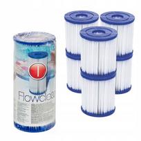 6 vnt. filtras 58093 filtro kasetė tipas i bestway siurbliui 58381