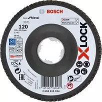 Šlifavimo diskas Bosch X-LOCK X571 BEST FOR METAL
