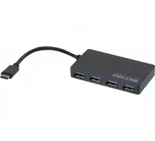 Hypertec 021308-HY USB mazintuvas USB 3.2 Gen 1 (3.1 Gen 1) Type-C 5000Mbit/s Juodas