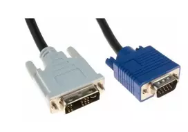 Hypertec 127721-HY vaizdo kabelio adapteris 5 m DVI-A VGA (D-Sub) juoda, mėlyna, balta