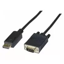 Hypertec 128213-HY vaizdo kabelio adapteris 2 m VGA (D-Sub) DisplayPort juodas