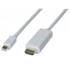 Hypertec 128418-HY vaizdo kabelio adapteris 2 m Mini DisplayPort į HDMI baltas