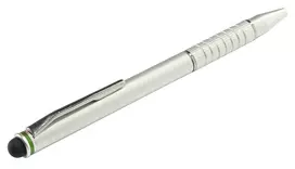 Leitz Stylus 2 in 1 Complete – rašiklis ir pieštukėlis jutikliniams ekranams, universalus, sidabrinis, aliuminis, 10 g