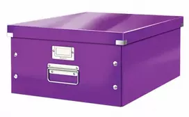 Leitz Click & Store WOW didelė laikymo dėžė, violetinė, kartonas, 1.28 kg