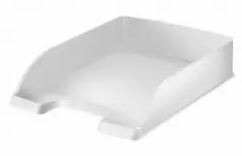 Leitz Letter Tray Style dokumentų dėklas, plastikinis, baltas, A4 formatui, 255 x 357 x 70 mm, 280 g