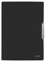 Leitz 3-klapų aplankas Style PP A4, polipropilenas, juoda, 150 lapų, 80 g/m², elastinė juosta