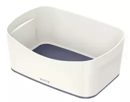 Dėklas dokumentams Esselte 5257-10-01, stačiakampis, ABS, pilka/balta