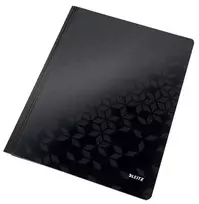 Leitz Flat File WOW A4 – kartoninis segtuvas juodas, 250 lapų