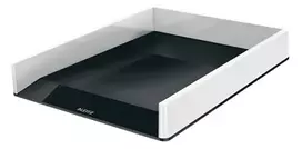 Leitz WOW dviejų spalvų dokumentų dėklas, plastikinis, juodas, baltas, A4, 267 mm, 336 mm