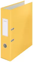 Leitz 180° Cosy minkšto prisilietimo segtuvas su svirtimi 80 mm, A4, kartonas, geltona, tekstūruotas paviršius, 600 lapų, 80 g/m²