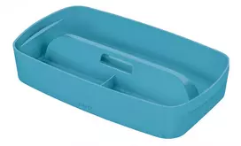 Leitz MyBox Cosy Organizerio dėklas su rankena, mažas, mėlynas, plastikinis