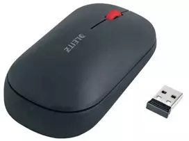 Leitz Cosy belaidė pelė, ambidekstrinė, RF belaidis + Bluetooth, 4000 DPI, pilka