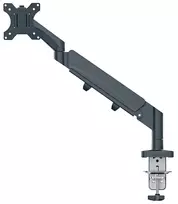 Leitz Ergo Space Saving vieno monitoriaus laikiklis, 9 kg, 43,2 cm (17 col.), 81,3 cm (32 col.), 75 x 100 mm, aukščio reguliavimas, pilka