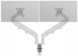 Leitz Ergo Space Saving dvikompiuterinė monitorių rankena, spaustuvas/veržlė, 18 kg, 43,2 cm (17 col.), 81,3 cm (32 col.), 100 x 100 mm, pilka
