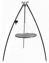 Trikojis grilis 200 cm - grotelės 80 cm + ratelis