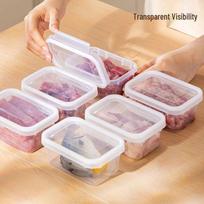 Food-Grade Freezer Safe Sealed Storage Box with Lid – Microwaveable, Fresh-Keeping, Perfect for Meat and More Contact for Large Quantity white