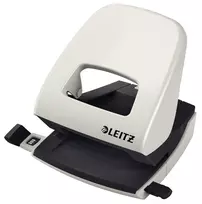Leitz NeXXt 5008 skylmušis, 2 skylės, 30 lapų, juodas/pilkas, metalas/plastikas