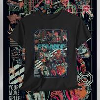 Robocop Movie 100% Cotton T-shirt Mens Tees Top Unisex Heavy Cotton Tee 2XL gray