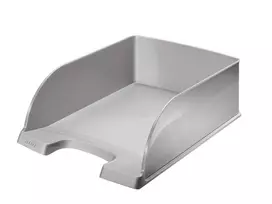 Stalinių dokumentų dėklas Leitz 52330084, polistirenas, sidabrinis
