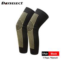 1Pair Wormwood Knee Pads Heating for Elderly Cold Legs Joint Warmer Anti Slip Windproof Unisex Leg Warmers Extra Long juoda