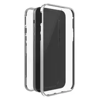 Hama 360° stiklinis telefono dėklas sidabrinis permatomas iPhone 14 Pro Max