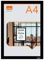 Nobo lipnus magnetinis plakatų rėmelis A4, juodas