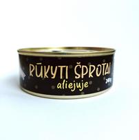 Rūkyti šprotai aliejuje MAMOS KONSERVAI, 240 g