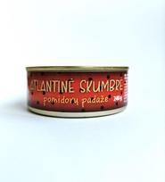 Atlantinė skumbrė pomidorų padaže MAMOS KONSERVAI, 240 g