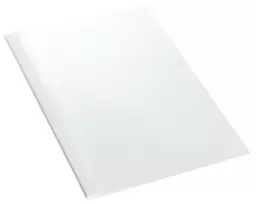 Leitz Binding Covers Thermal Standard 1,5 mm, A4, kartonas, PVC, skaidrus, baltas, 15 lapų, 240 g/m², 80 g/m²