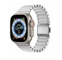 Titanium Metal Strap for Apple Watch Ultra 3 2 49mm 46mm 45mm 44mm Magnetic Buckle Wristband iWatch 11 10 9 8 7 6 5 4 SE 3 Band S11 10 46mm-44 45mm sidabras