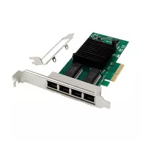 Tinklo plokštė MicroConnect I350-T4 PCIe x4 1GbE – 4 prievadų Gigabit Ethernet PCIe x4